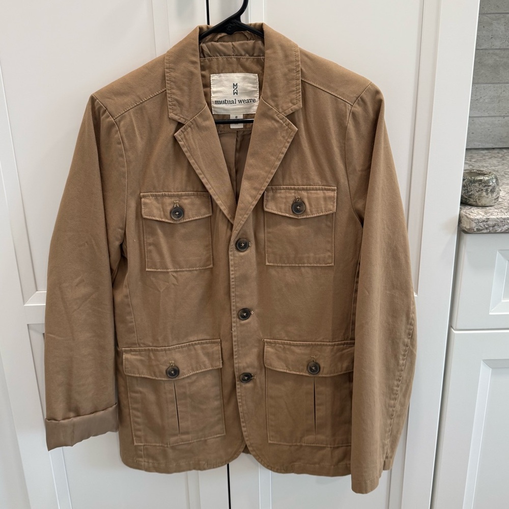 Mutual Wear Men’s Tan Utility Field Jacket